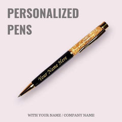 Gold flake pen