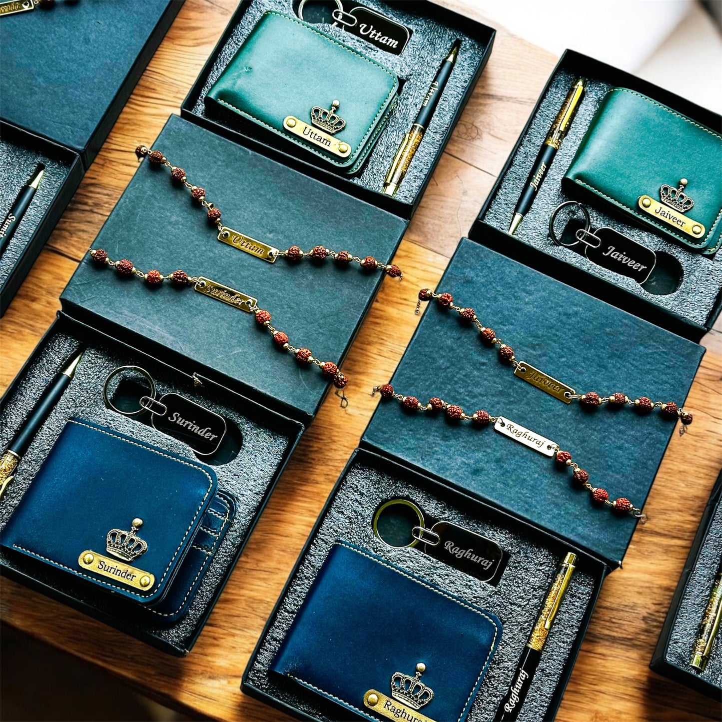 Wallet Combo (pen+wallet+keychain) with or without bracelet