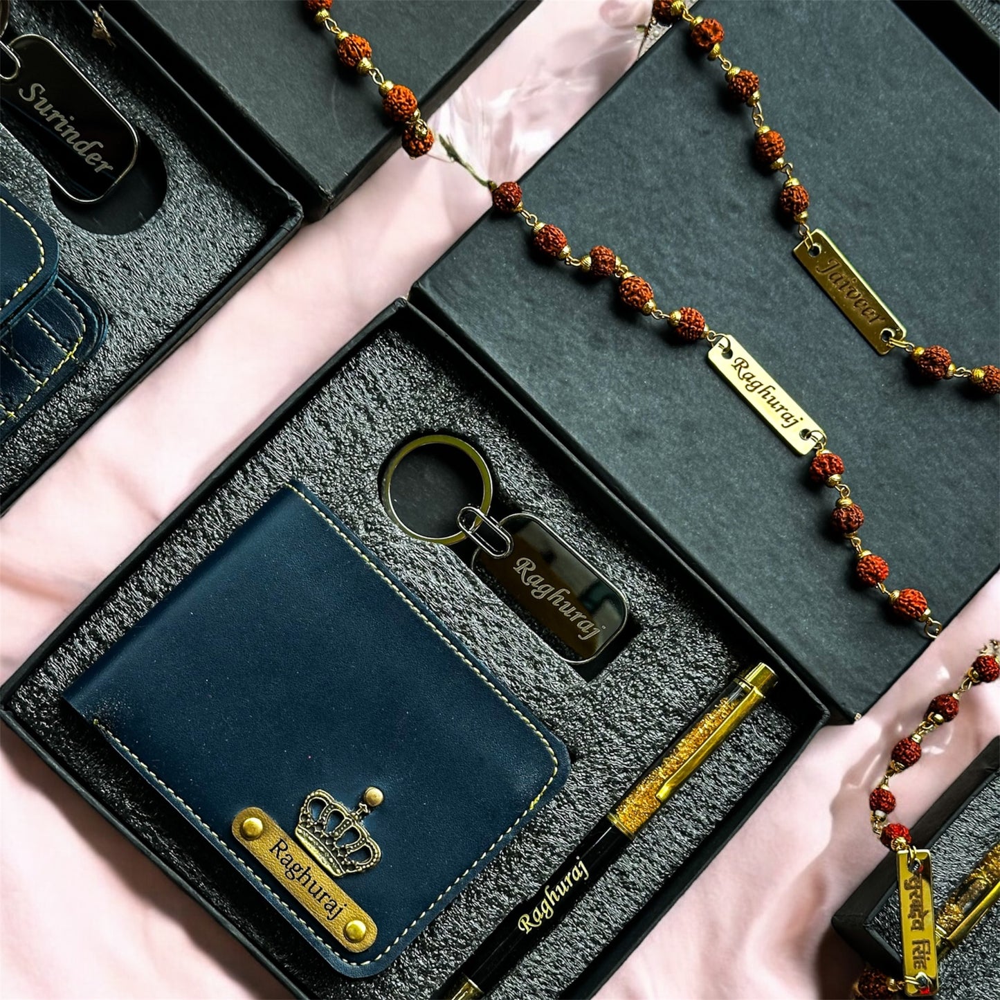 Wallet Combo (pen+wallet+keychain) with or without bracelet
