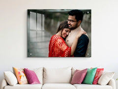 Customised Acrylic Wall Hanging Frame (with studs) 12x18 size