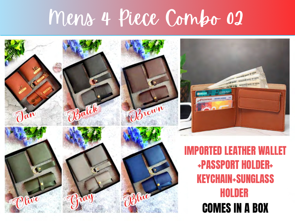Mens 4 Piece Gift Combo