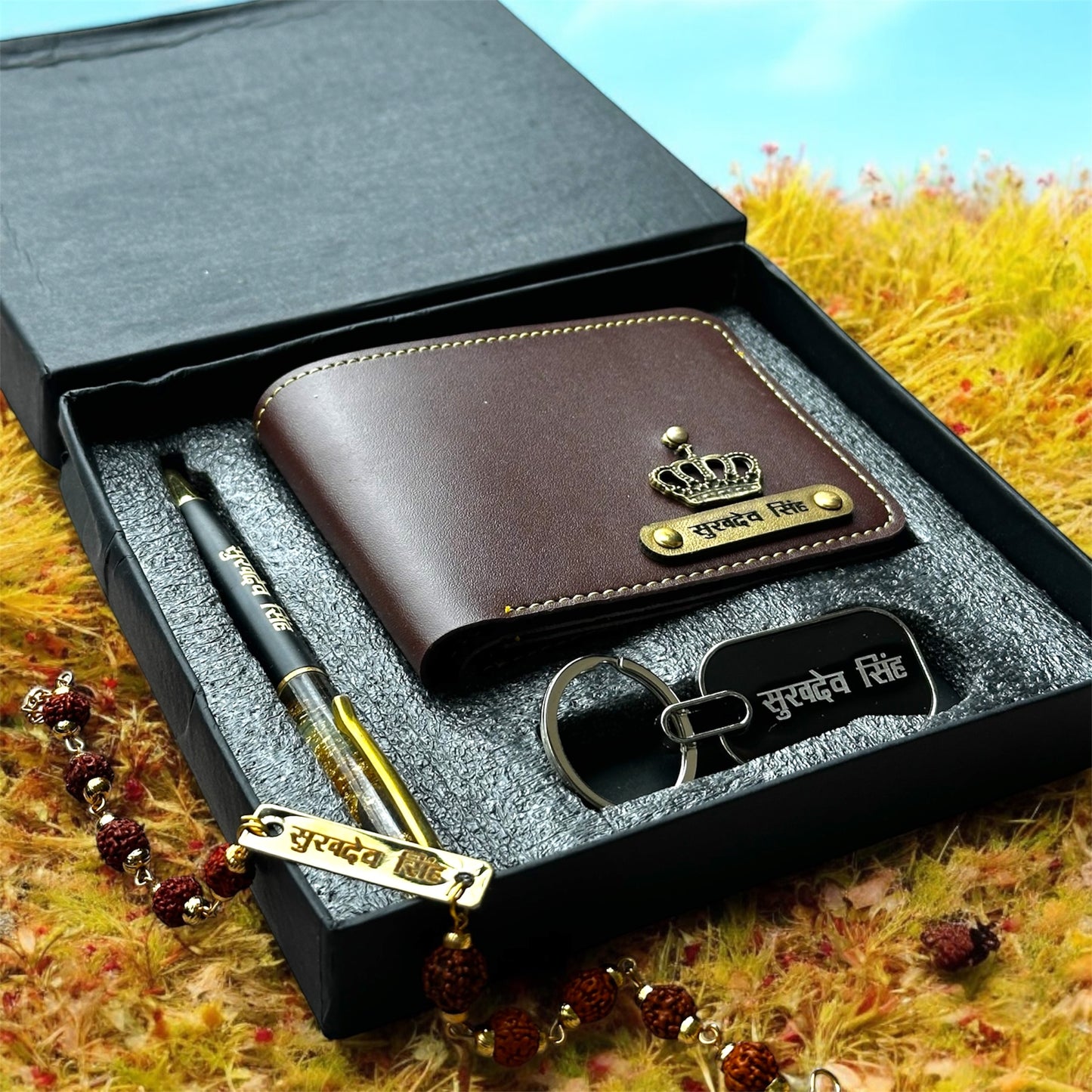 Wallet Combo (pen+wallet+keychain) with or without bracelet